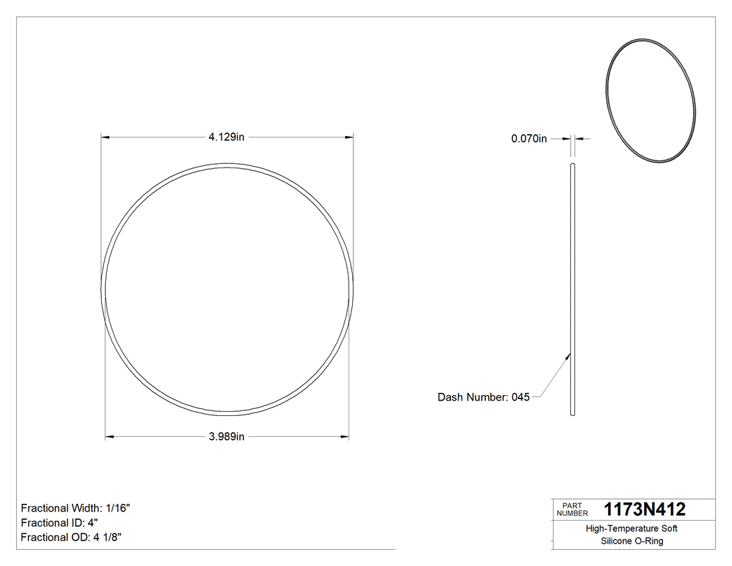 Technical drawing - 1173N412